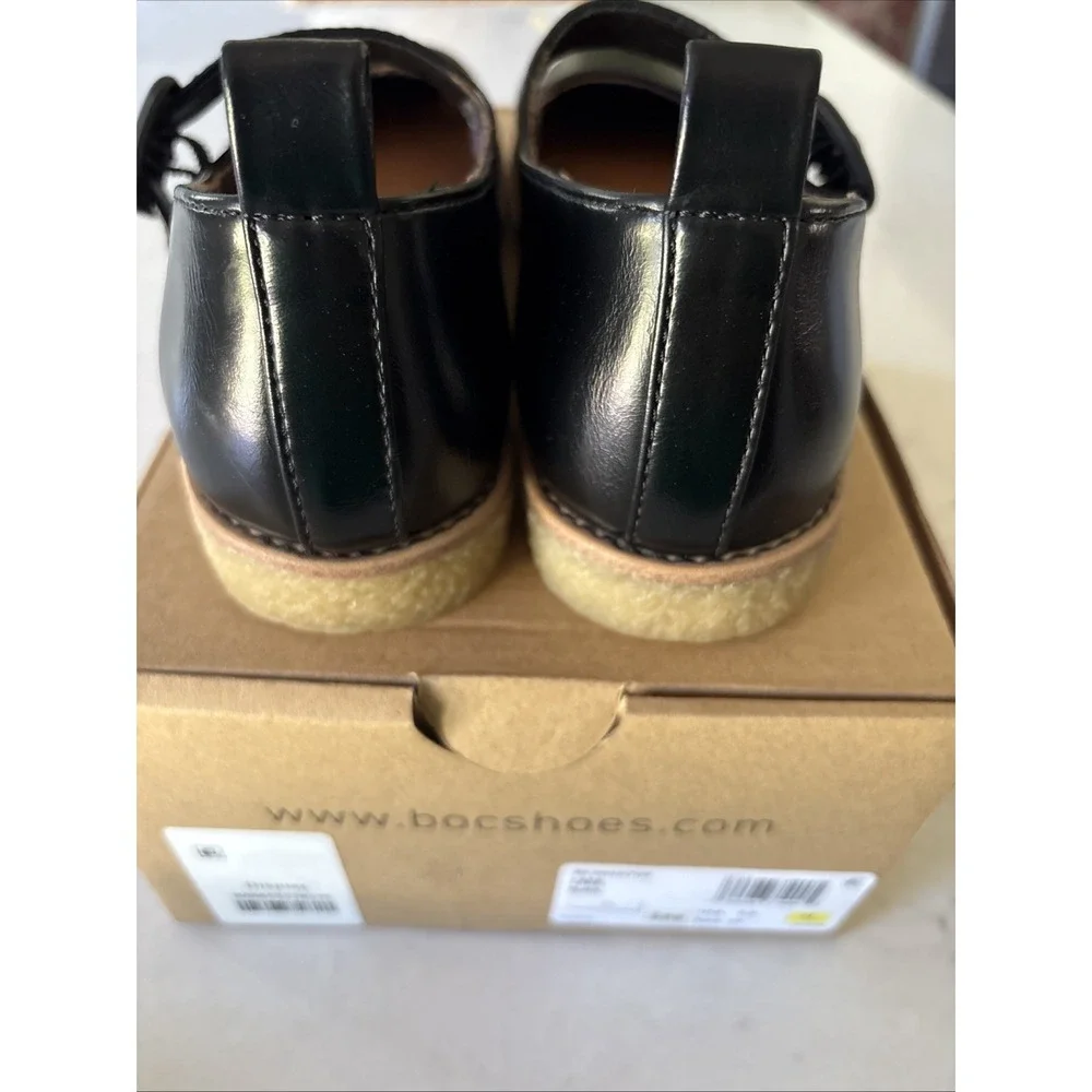 BOC by Born Lara Women's 6.5 Round Closed Toe Mary Jane Shoes Black New